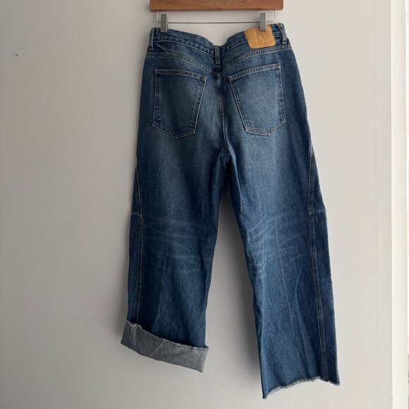 B Sides Relaxed Cuffed Lasso Jeans, Vista Blue, 30 - Picture 3 of 5